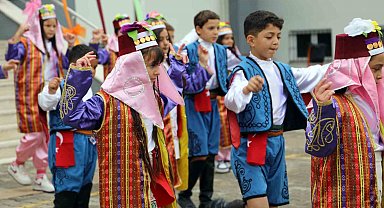 İlköğretim haftası kutlamalarında minik öğrenciler hünerlerini sergiledi