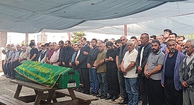 İş makinasının çarpması sonucu hayatını kaybeden genç son yolculuğuna uğurlandı