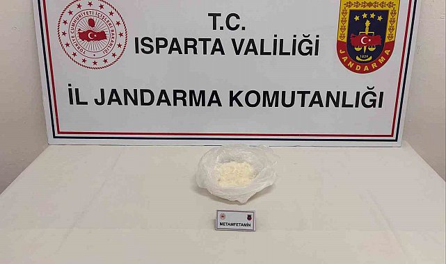 Isparta'da 300 gram metamfetamin ele geçirildi