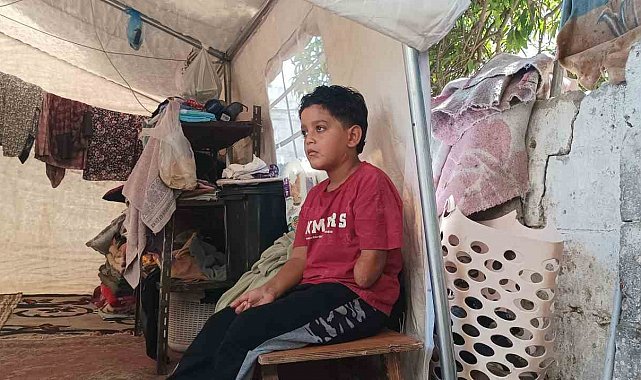 İsrail saldırısında ailesini ve kolunu kaybeden 7 yaşındaki Kinan için yeni protez çağrısı