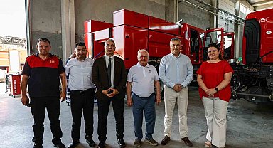 İzmir İtfaiyesi'ne güç katacak 10 yeni arazöz