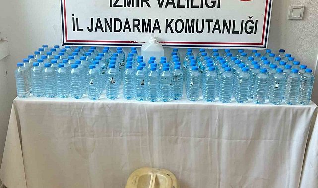 İzmir jandarmasından asayiş denetimi: Binlerce kişi sorgulandı, bin 85 litre etil alkol ele geçirildi