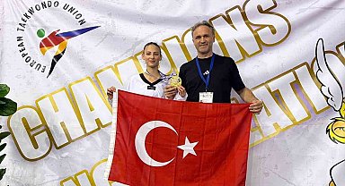 İzmirli tekvandoculardan Avrupa'da üç madalya