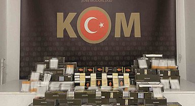 İzmit'te 21 bin 500 adet doldurulmuş makaron ele geçirildi
