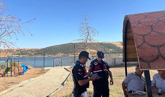 Jandarma mesire alanlarında denetim yaptı