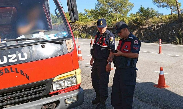 Jandarma Muğla'da bir haftada 17 bin 711 araç denetlendi