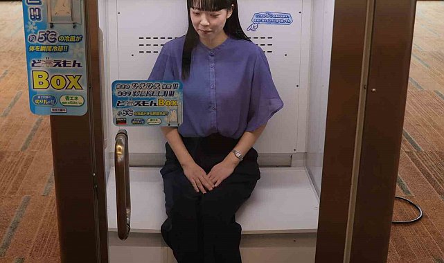 Japonya'da aşırı sıcaklara karşı insan buzdolabı üretildi