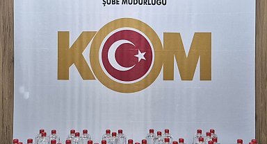 Kaçak alkol operasyonu: 51 litre etil alkol ele geçirildi