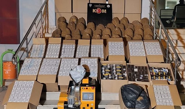 Kaçak tütün ve makaron operasyonunda 3 şüpheli yakalandı