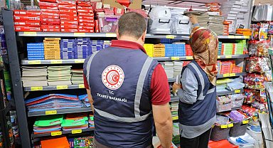 Kahramanmaraş'ta kırtasiyelerde fiyat etiketi denetimi: 21 firmaya 158 bin lira ceza