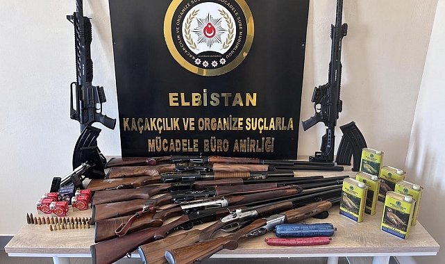 Kahramanmaraş'ta uyuşturucu ve silah operasyonlarında 4 şüpheli tutuklandı