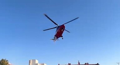 Kalp krizi geçiren hasta, hava ambulansıyla Konya'ya sevk edildi
