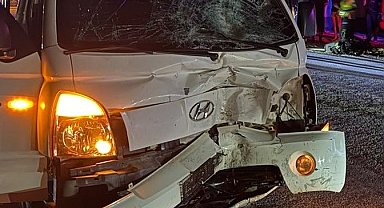 Kamyonetle çarpışan motosikletin 16 yaşındaki sürücüsü hayatını kaybetti