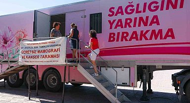 Kanser tarama aracı "Pembe Prenses" Aliağa'da