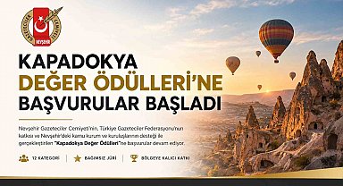 Kapadokya Değer Ödülleri'ne başvurular başladı