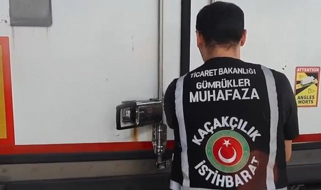 Kapıkule Gümrük Kapısı'nda 79 bin adet kaçak ürün ele geçirildi