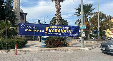 Karahayıt'ta doğal gaz için ilk kazma vuruldu