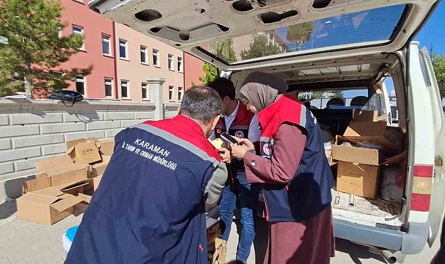 Karaman'da "Gıda Güvenliği-1 Operasyonu": Etiketsiz ve bandrolsüz ürünler ele geçirildi