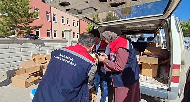 Karaman'da "Gıda Güvenliği-1 Operasyonu": Etiketsiz ve bandrolsüz ürünler ele geçirildi