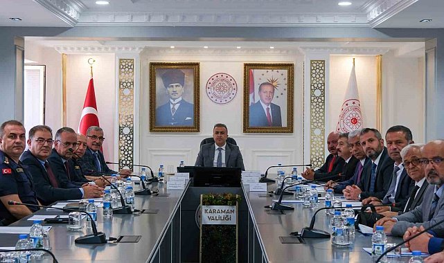 Karaman'da üniversite güvenliği için toplantı düzenlendi
