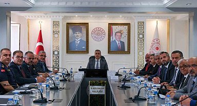 Karaman'da üniversite güvenliği için toplantı düzenlendi