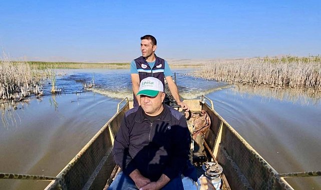 Karamık Gölü'nde av yasağı denetimi