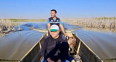 Karamık Gölü'nde av yasağı denetimi