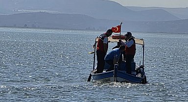 Karina Dalyanı'nda su ürünleri denetimi yapıldı