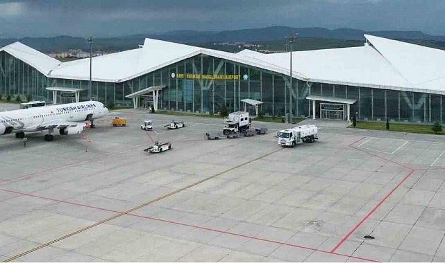 Kars Harakani Havalimanı'nda 8 ayda 423 bin yolcu trafiği