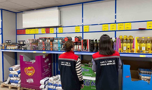 Kars'ta tarımsal ürün fiyatları sahadan takip ediliyor