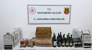Kastamonu'da 10 litre sahte içki ele geçirildi