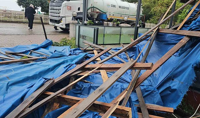 Kastamonu'da fırtına etkili oldu