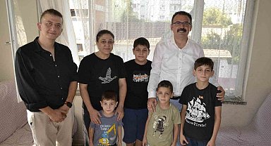 Kaymakam Ateş, Atça'da vatandaşların kapısını çaldı