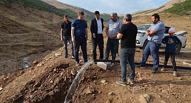Kaymakam Demirer, köylerde yürütülen çalışmaları inceledi