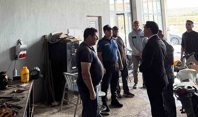 Kaymakam Demirtaş mesaiye esnaf ziyaretiyle başladı