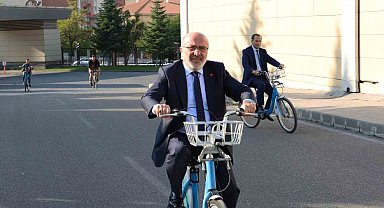 Kayseri Üniversitesi'nde 'Arabasız Kampüs' etkinliği düzenlendi