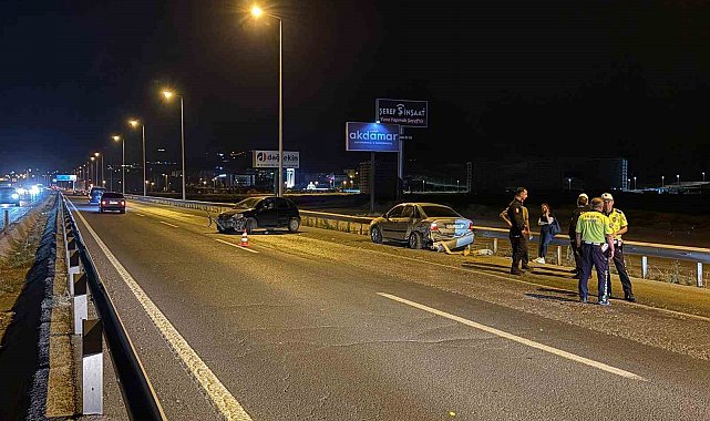 Kayseri'de iki otomobil çarpıştı: 1 yaralı