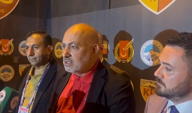 Kayserispor Başkanı Ali Çamlı: "Sağlam ve emin adımlarla hedefe yürüyoruz"