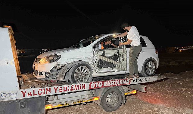 Kaza sonrası aracı bırakıp kaçtılar
