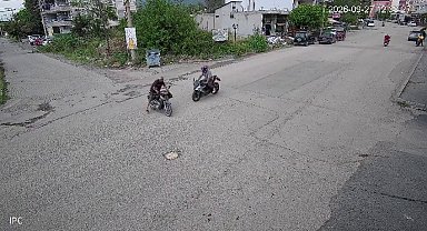 Kazayı atlatan sürücünün ilk sözü "Dayı öyle yola çıkılır mı" oldu