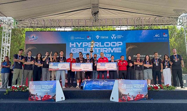 KBÜ'nün PARTECH Hyperloop Takımı Türkiye ikincisi oldu