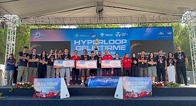 KBÜ'nün PARTECH Hyperloop Takımı Türkiye ikincisi oldu