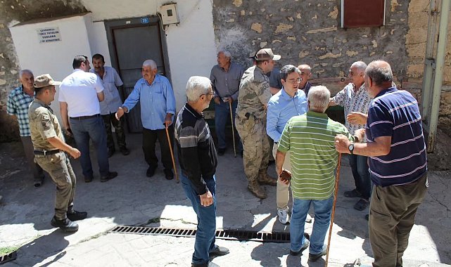 Kemaliye Kaymakamı Arıkan, Yıldızlı köyünü ziyaret etti