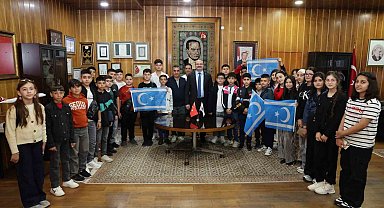 Kerkük'ten Erzurum'a uzanan eğitim köprüsü: Başarılı öğrenciler Rektör Hacımüftüoğlu'nun misafiri oldu