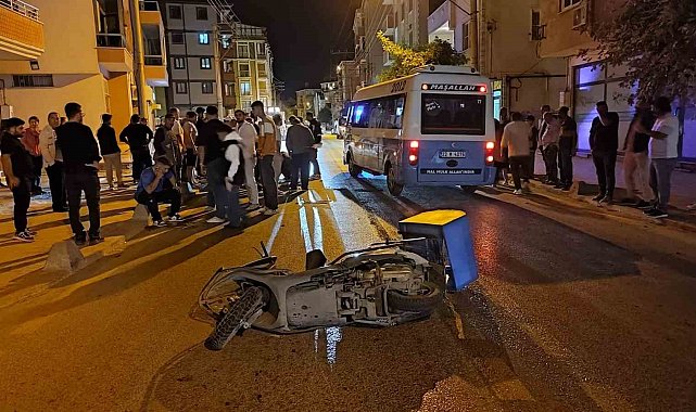 Keşan'da motosiklet yayaya çarptı: 2 yaralı