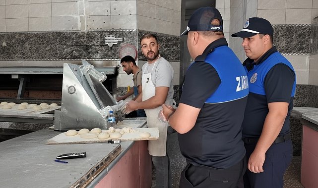 Kilis'te fırınlarda gıda denetimi gerçekleştirdi