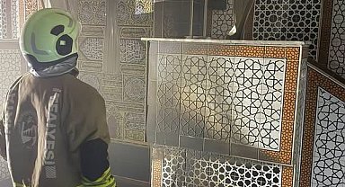 Kırıkhan'da camide yangın çıktı