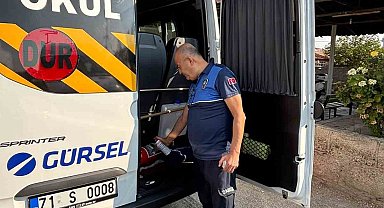 Kırıkkale'de okul servislerine sıkı denetim