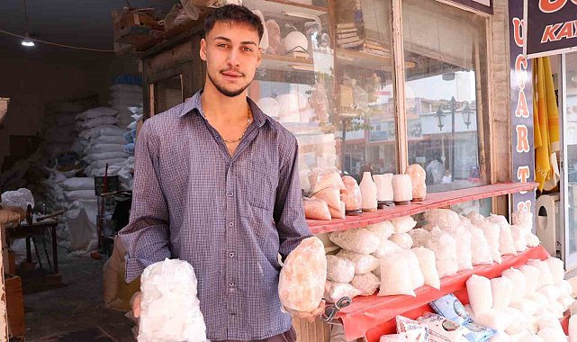 Kırşehir'de turşuluk kaya tuzuna talep azaldı
