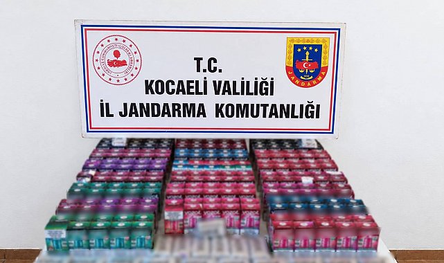 Kocaeli'de 5,4 milyon liralık kaçakçılık operasyonu